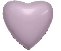Шар с клапаном Agura (9''/23 см) Мини-сердце, Орхидея, 1 шт. в уп.(гел не надув) Сиреневый - фото