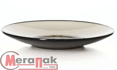 Блюдце УТРО ЭКЛИПС, диаметр 13 см арт. J3261 Коричневый - фото