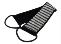 Мочалка "Мужская" лента, 10х60 см (10х74 см с ручками), hard, для бани и сауны "Банные штучки", арт. 41264 Разноцветный - фото