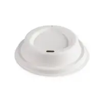 Крышка для стакана ECOLID-90, 90мм 1/50 Сахарный тростник Белый - фото