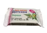 Мыло туалетное детское Череда 100гр в упаковке (95)  - фото