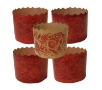 Форма бумаж.круг.д/кулича 100мл(70*60) А5 Пасха  - фото