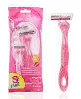 Станки одноразовые РАЗО С Флекс А2 3 лезвия Ж, арт. KL-210p  - фото