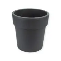 Кашпо ТУБУС 250мм 5л  Графитовый М 3166 (8) Графитовый - фото