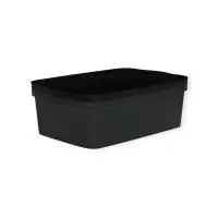 Ящик для хранения Keeplex Black 6 л 32х21,1х11 см, KL350211621 (10) Черный - фото