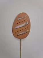 Топпер-обычный "Яйцо №1" 9*6,1 см (мокко) ХВ011 Кофе с молоком - фото