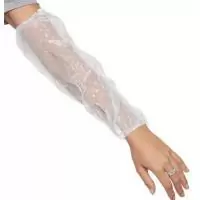 Нарукавники п/э ЭКОНОМ (50 пар/упак) белые Белый - фото