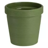 Кашпо "Терра" (3,57 л) Цв. Оливковый, (Арт. КШ-9102) Оливковый - фото