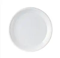 Тарелка 1-секц. белая 1/100 PP СТАНДАРТ И (18)  Белый - фото