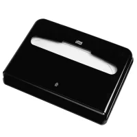 Tork диспенсер для бумажных покрытий на унитаз V1 черный 344088 Черный - фото