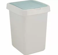 Контейнер для мусора Step с крышкой Push to Open 25л белый, арт. SV4143БЛ Белый - фото