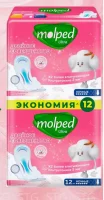 Прокладки Молпед ультра с крылышками ночные 12шт  - фото