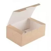 ТЦ10штКоробка карт с кр.115*75*45 ECO Fast Food Box S Коричневый - фото