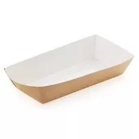 Коробка карт (тарелка) 110*210*42 ECO TRAY 800 411-033 Коричневый - фото