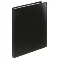 Папка 20 вклад STAFF,  черная 0,5 мм, 225693 Черный - фото