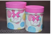 Коробка К0445  D 14.5см  - фото