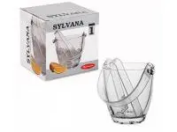 Ведро для льда СИЛЬВАНА 130 мм, арт. 53628B Прозрачный - фото