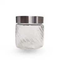 Стеклянная банка с крышкой 750мл (24) арт. 5021 Прозрачный - фото