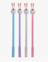 Ручка-прикол Calligrata "Зайка", гелевая, МИКС ( 12 штук ) 4352332 Микс - фото