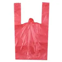 Майка-пакет 24*6*45 9мк 1/100 красная RI-018 Красный - фото