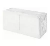 Салфетки бумажные 33*33см, 1-сл, белые, 300л, 1/4 слож Белый - фото