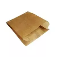 Пакет бумажный ФРИ (120*30*140) коричн. Коричневый - фото