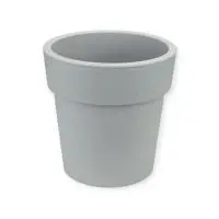 Кашпо ТУБУС 200мм 2,5л  Смоки М 3165 (8) Серый - фото