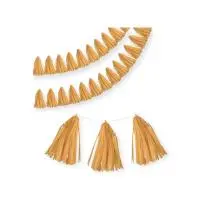 Гирлянда Тассел, Бежевый, 35*12 см, 12 листов. Бежевый - фото