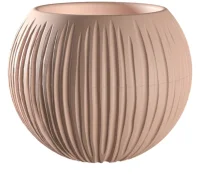 Кашпо "Сфера" (1,7 л.) Цв. Фраппе, (Арт. КШ-9635) Шоколадный - фото