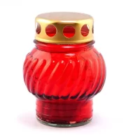 Неугасимая лампада красная, высота 10,5см, D-58, арт. Р3057 Красный - фото