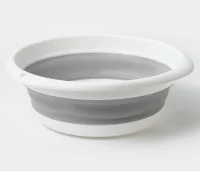 Таз ФЛЕКС 10л складной Смоки, арт. М 2502 Серый - фото