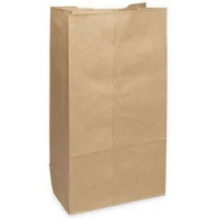 Мешок бумажный 63*38*13 открытый НМ 2сл. Крафт А20 1уп -20шт Коричневый - фото