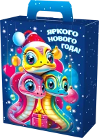 Новог.коробка "Презент "Диско" с анимацией до 800 гр Разноцветный - фото