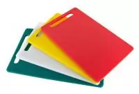 Доска разделочная с ручкой, полиэтилен, 37*23*1см, белая YZ-H3723W Белый - фото