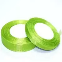 Лента тканная органза Травяной 25мм*50Y, арт. F014-48/1098-25 Зеленый - фото