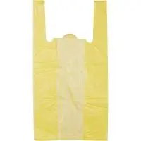 Майка-пакет 43*10*80 18мк 1/100 желтая RI-049 Желтый - фото