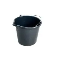 Ведро строительное мерное 5л, MPG960300 Черный - фото