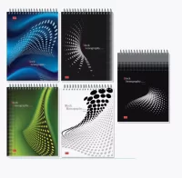 Блокнот на спир.А5 60л.STENOGRAPHY 6с10 клетк 40 в асс (80)14919 Микс - фото