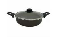 Жаровня со стеклянной крышкой 26см 2,5л EVG73126/11 (6) Черный - фото