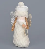 Новогодняя статуэтка, 13 см, шампань, "Фея" Шампань - фото