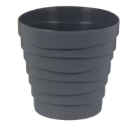 Кашпо "Бархан" (2,25л) Цв. Антрацит, (Арт. КШ-4318) Антрацит - фото