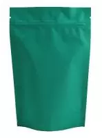 Пакет 135*200 ДП металлизир., зип,бирюзовый матовый 1/50 ДЦМ-00027 Бирюзовый - фото