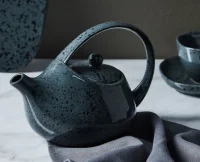 Чайник заварочный Ivlev Chef Оникс 800мл, 21х13,5х15см, фарфор 816-342  - фото