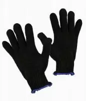 Перчатки х/б черные Р СТАНДАРТ 1/10 (арт24050) Черный - фото