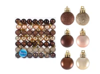 Набор шаров "Торжество", 49шт,3см, цвет медный арт. 007481  - фото