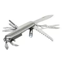 Мультиинструмент "Универсал" (нержавеющая сталь, 14 функций, со светод фонариком) BOYSCOUT, арт. 61285/24 Серебро - фото