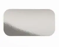 Подложка (Крышка) картон. RK 94 для алюм.ф 940 мл, 216*112мм 1/100 Серебро - фото