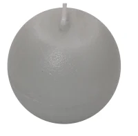 Свеча ШАР Рустик D60 светло-серый, арт. 82606769  - фото