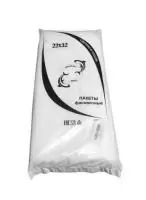 Пакет 22*32*5 (14*32) HDPE блок Р, арт. 00000013709 Прозрачный - фото