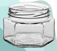 Стеклобанка 250 мл С-250ШГ д.82мм 6-тигранная Прозрачный - фото